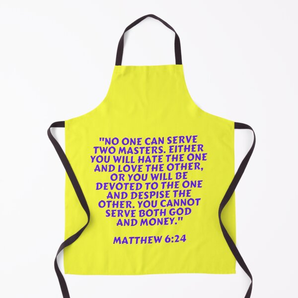 Item preview, Bible Verse Matthew 6:24 designed and sold by Prayingwarrior.