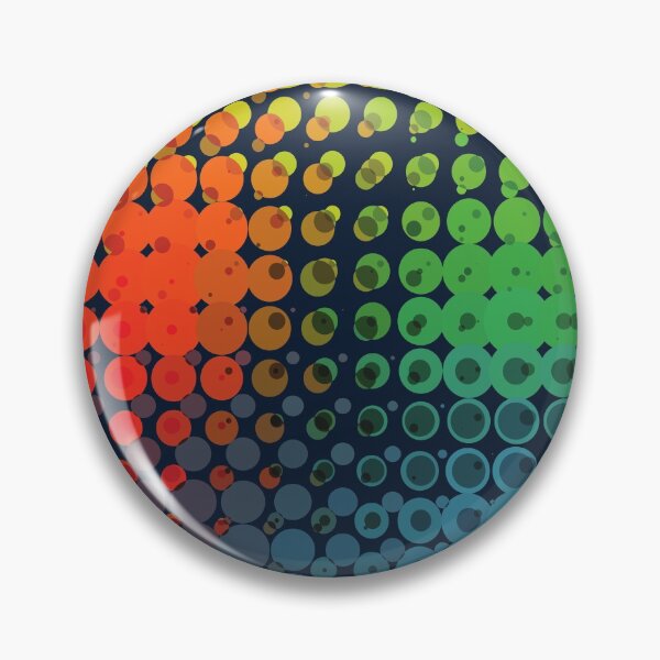 Item preview, Retro polka dots geometric multicolor seamless pattern designed and sold by cutecrazytshirt.