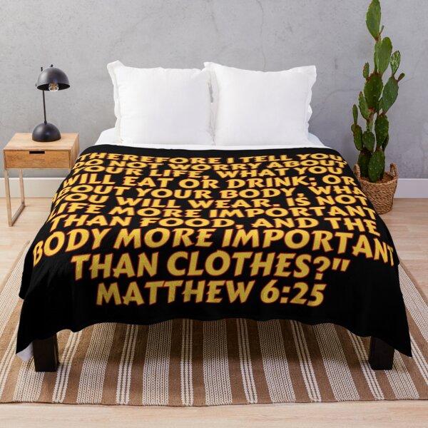 Item preview, Bible Verse Matthew 6:25 designed and sold by Prayingwarrior.