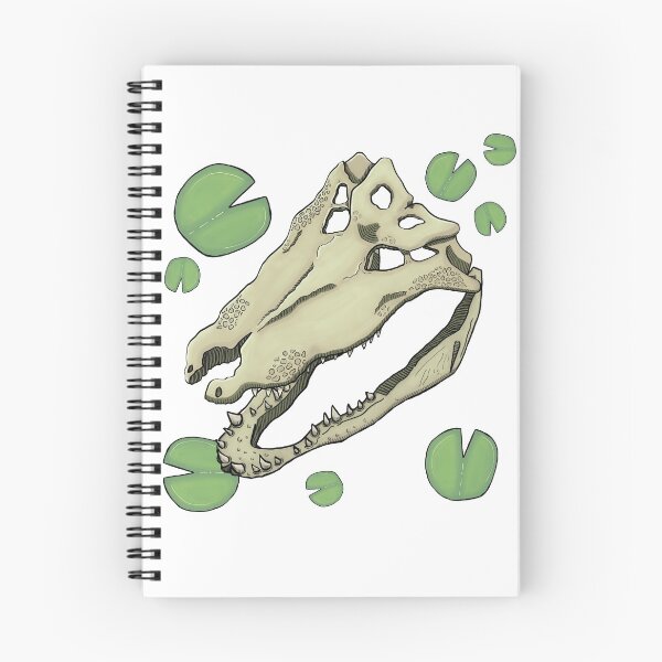 Item preview, Croc Skull - Lilies  designed and sold by InkyBlueRose.