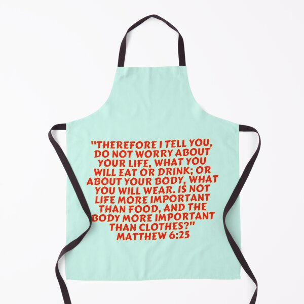 Item preview, Bible Verse Matthew 6:25 designed and sold by Prayingwarrior.