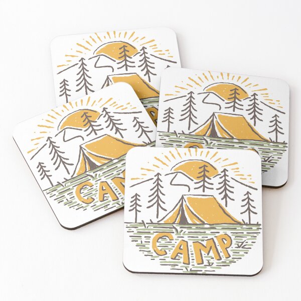 Item preview, In the Nature Camp Monoline designed and sold by VerboShop.