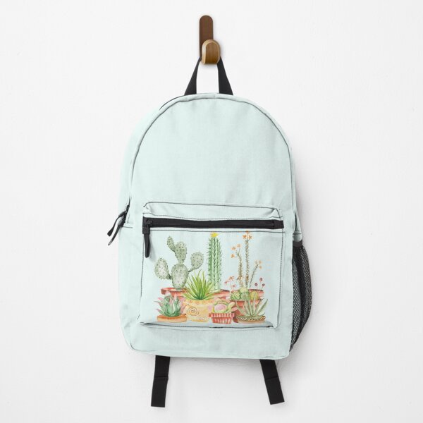 Aperçu de l'œuvre Famille de cactus aquarelle classique créée et vendue par NatureGlow.