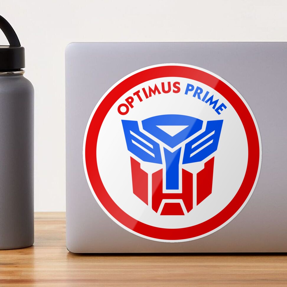 Optimus Prime Transformers Autobot Face Tumblr Bottle