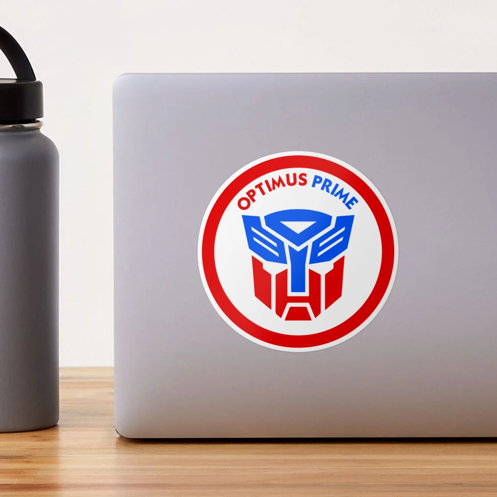 Optimus Prime Transformers Autobot Face Tumblr Bottle