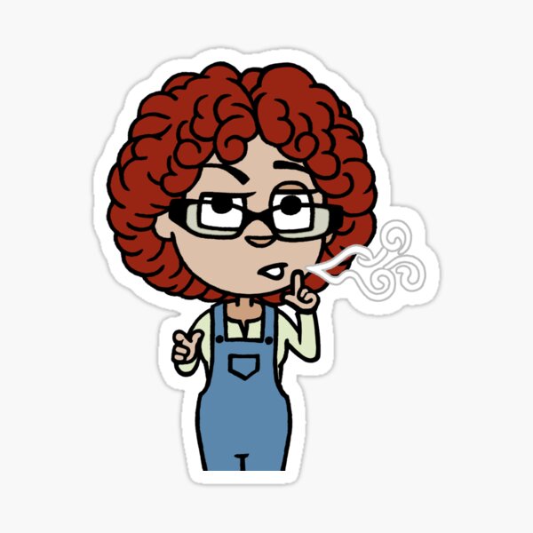 GEEK FORTRESS Dee Dee Gun Finger Sticker