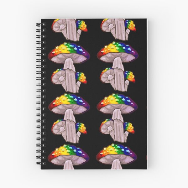 Item preview, Patrón de hongo arco iris designed and sold by TheDoggoDraws.