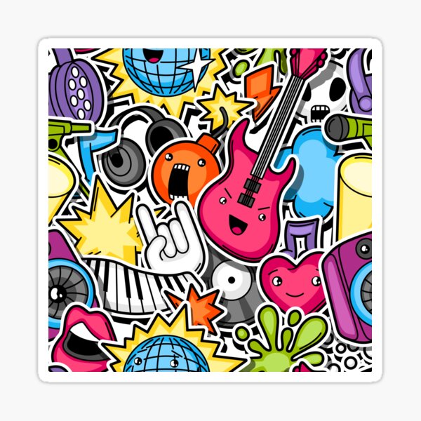 Sticker Music Sticker