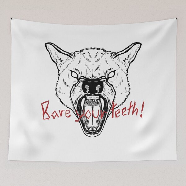 Item preview, Bare Your Teeth!  designed and sold by InkyBlueRose.