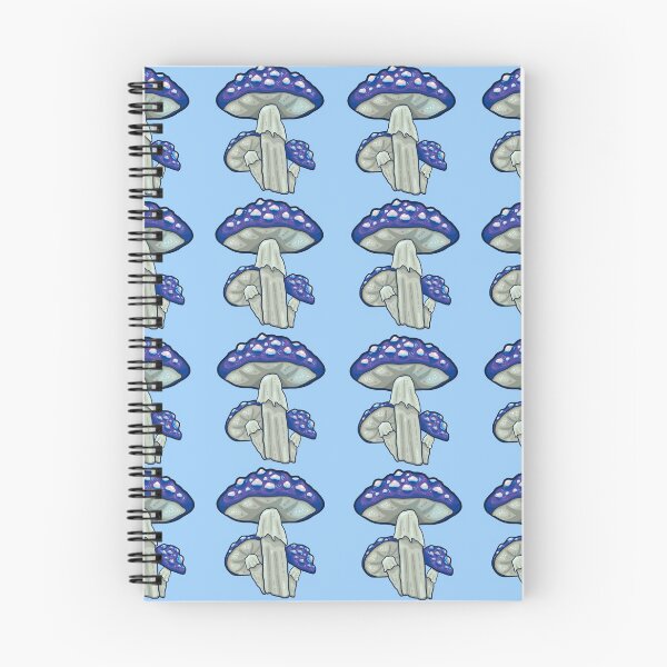 Aperçu de l'œuvre Modèle de champignon bleu créée et vendue par TheDoggoDraws.