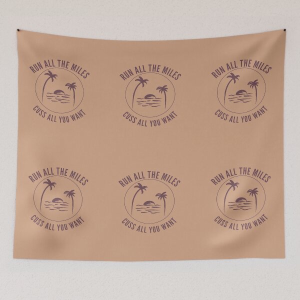 Item preview, RUN ALL THE MILES, CUSS ALL YOU WANT designed and sold by Damitparasayo.