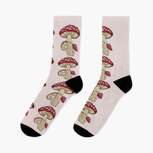 Item preview, Red Mushroom Pattern designed and sold by TheDoggoDraws.