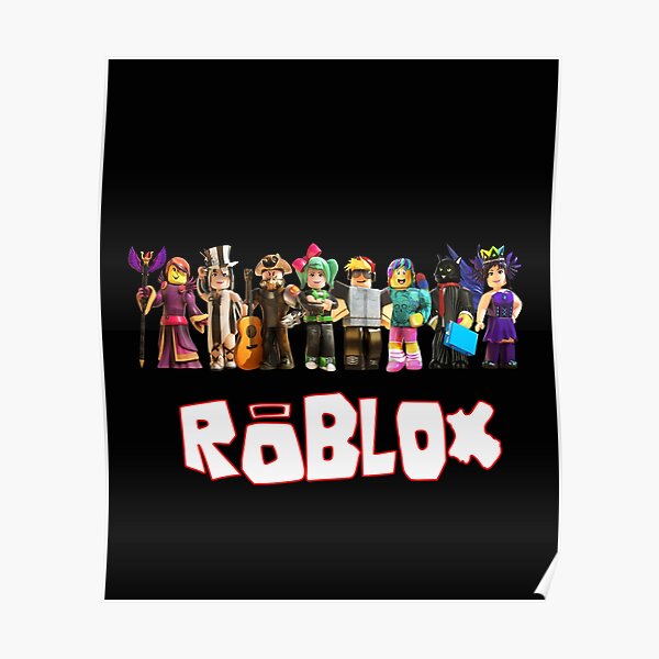 Template Posters Redbubble - roblox futuristic template