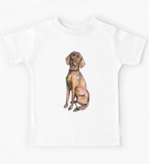Camiseta para niños Patrón de perro 3 en gris gris