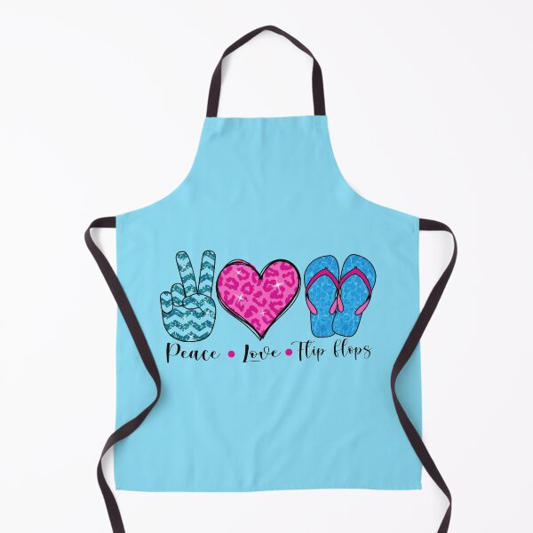 Item preview, PEACE LOVE FLIP FLOPS designed and sold by Jandsgraphics.