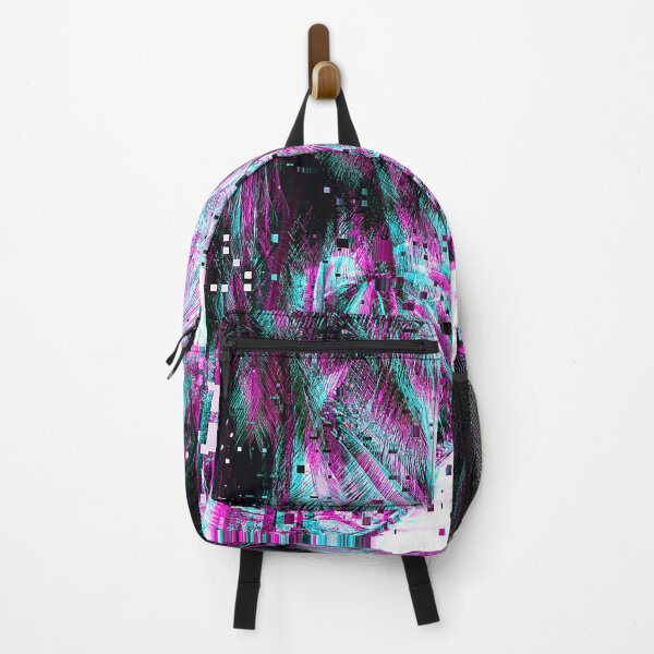 Item preview, Thailand Palm Trees Vaporwave Glitch Art designed and sold by glitchhub.