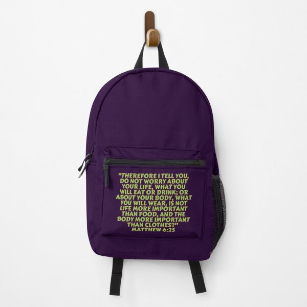 Item preview, Bible Verse Matthew 6:25 designed and sold by Prayingwarrior.