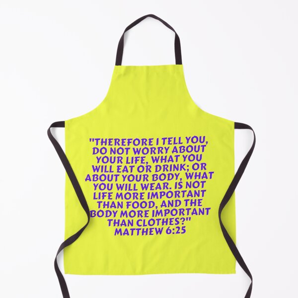 Item preview, Bible Verse Matthew 6:25 designed and sold by Prayingwarrior.