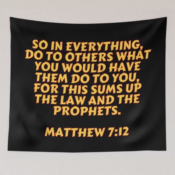 Item preview, Bible Verse Matthew 7:12 designed and sold by Prayingwarrior.
