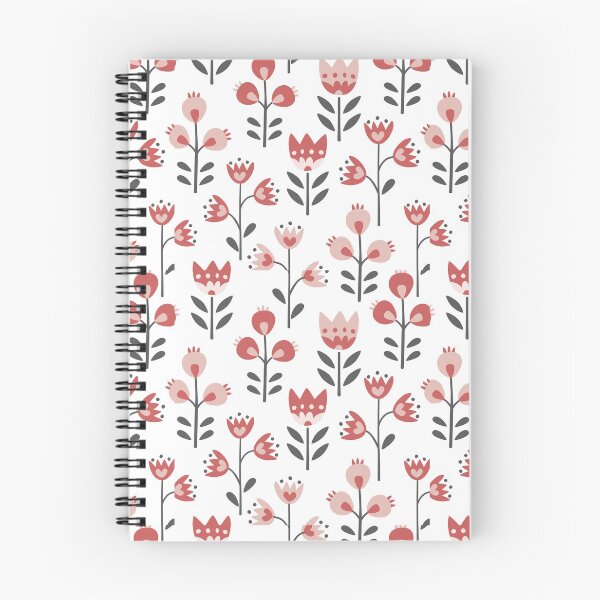 Item preview, Seamless pattern of simple flowers in folk style designed and sold by Red-ElYoubi.