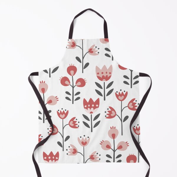 Item preview, Seamless pattern of simple flowers in folk style designed and sold by Red-ElYoubi.