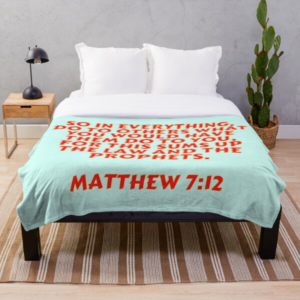 Item preview, Versículo de la Biblia Mateo 7:12 designed and sold by Prayingwarrior.