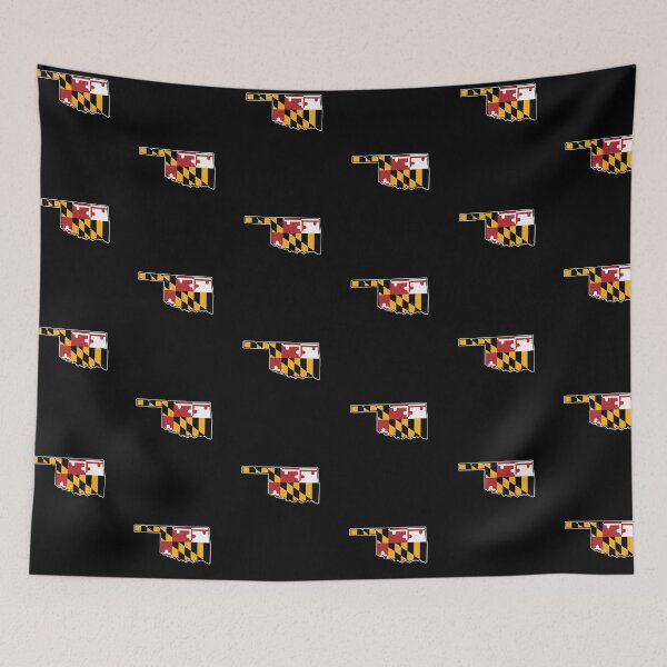 Item preview, Maryland Flag Oklahoma designed and sold by MarylandStyle.