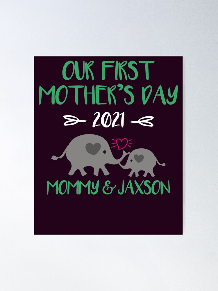 First Mother's Day Elephant Candle Happy 1st Mother's Day New Mom