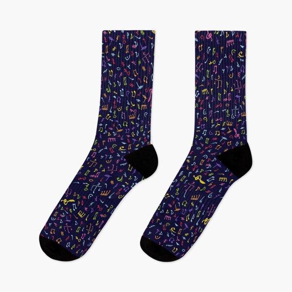 Item preview, Colourful Music Notes designed and sold by InfiniteeShop.