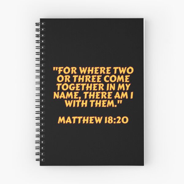 Item preview, Bible Verse Matthew 18:20 designed and sold by Prayingwarrior.