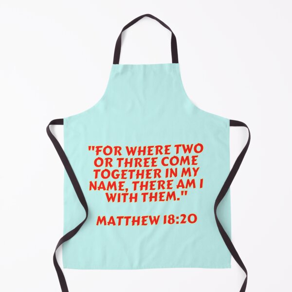 Item preview, Bible Verse Matthew 18:20 designed and sold by Prayingwarrior.