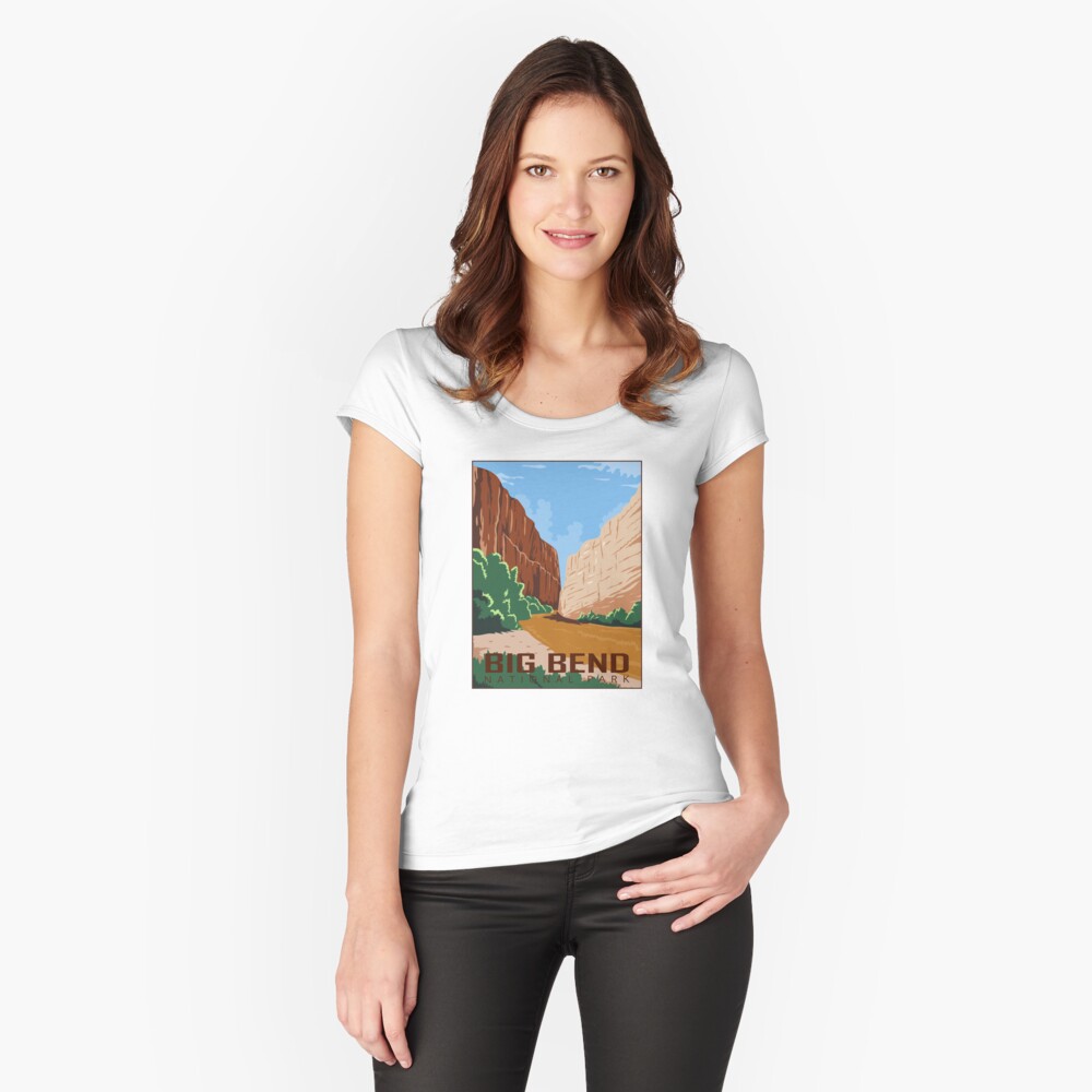 Item preview, Fitted Scoop T-Shirt designed and sold by Home-Spirit.