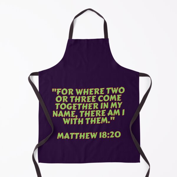 Item preview, Bible Verse Matthew 18:20 designed and sold by Prayingwarrior.