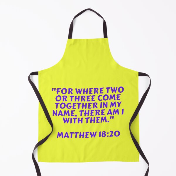 Item preview, Bible Verse Matthew 18:20 designed and sold by Prayingwarrior.
