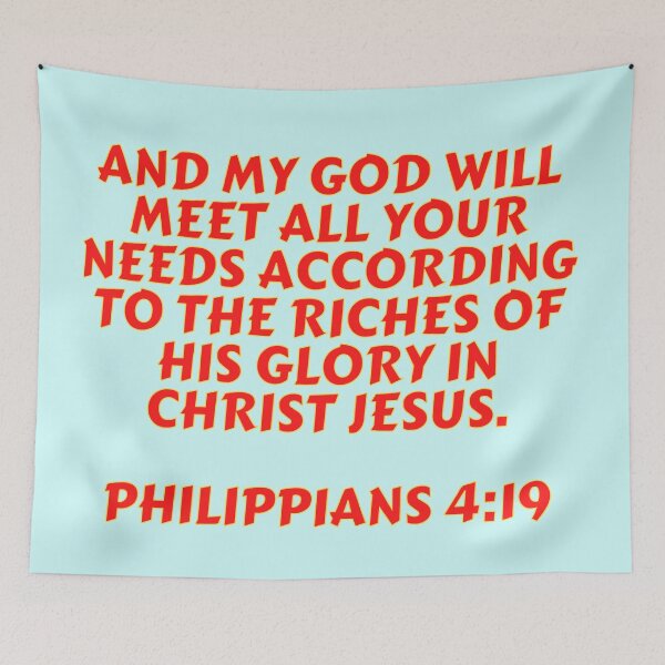 Item preview, Bible Verse Philippians 4:19 designed and sold by Prayingwarrior.