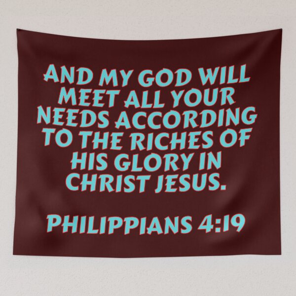 Item preview, Bible Verse Philippians 4:19 designed and sold by Prayingwarrior.