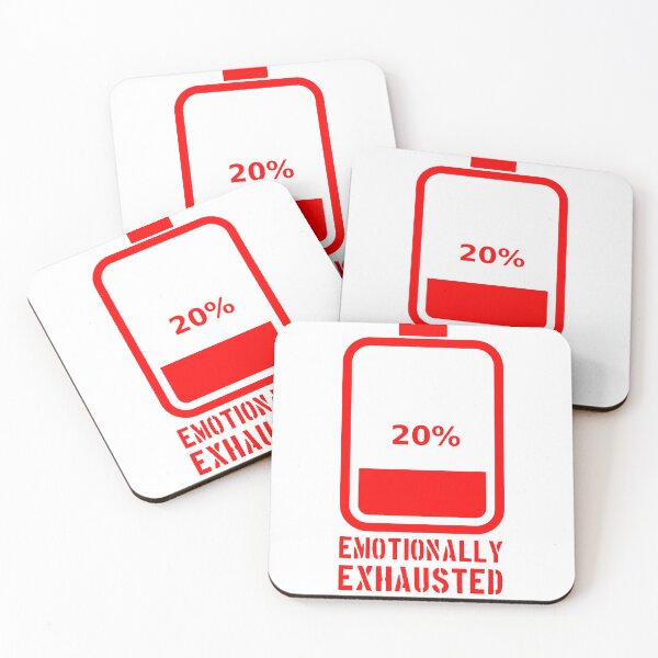 Item preview, Emotionally Exhausted designed and sold by Square Root of Squid.