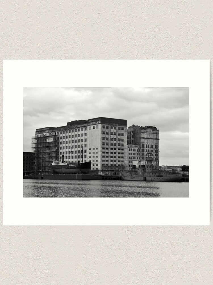 Alternate view of London docks Art Print