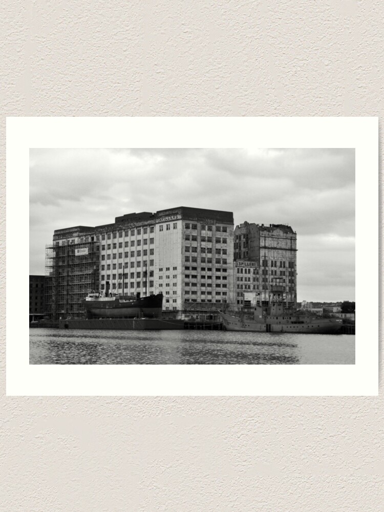 Alternate view of London docks Art Print