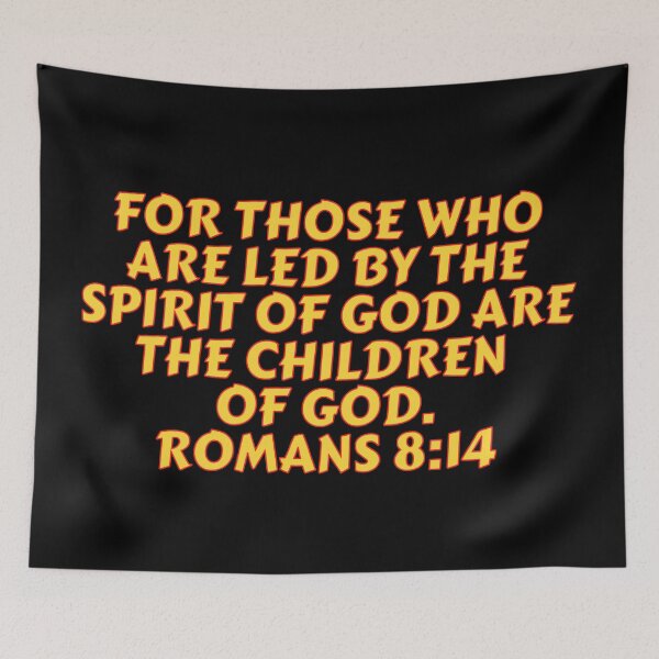 Item preview, Bible Verse Romans 8:14 designed and sold by Prayingwarrior.