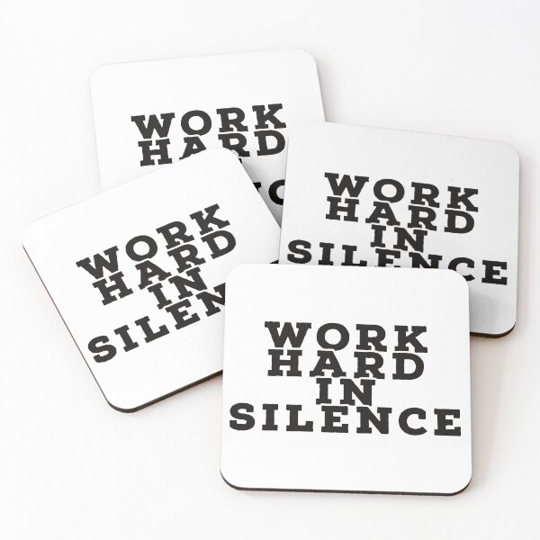 Item preview, WORK HARD IN SILENCE designed and sold by Happy  Soul Store.
