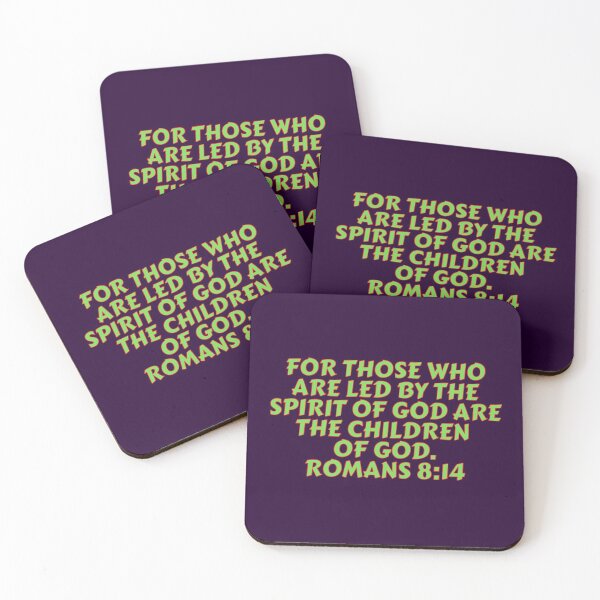 Item preview, Bible Verse Romans 8:14 designed and sold by Prayingwarrior.