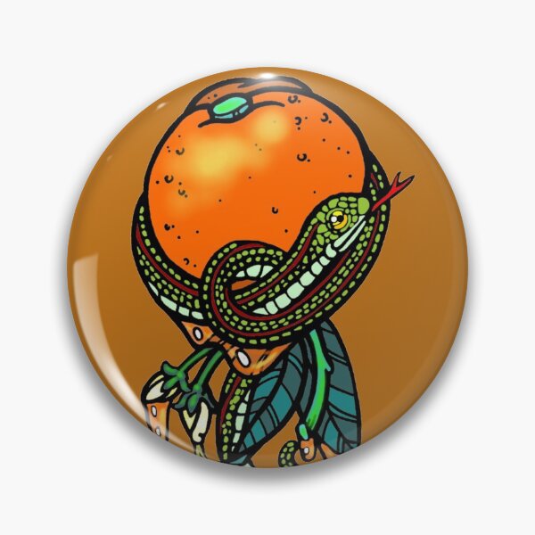Item preview, Orange and Garter Snake  designed and sold by sandpiperstudio.