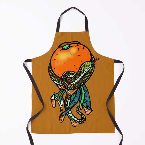 Item preview, Orange and Garter Snake designed and sold by sandpiperstudio.