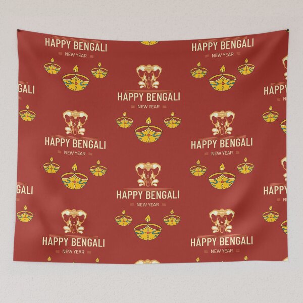 Item preview, Elephant Design, Happy Bengali New Year designed and sold by Wildlife Apparels Inc..