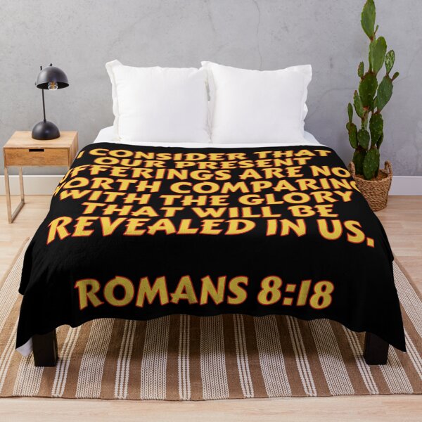 Item preview, Bible Verse Romans 8:18 designed and sold by Prayingwarrior.