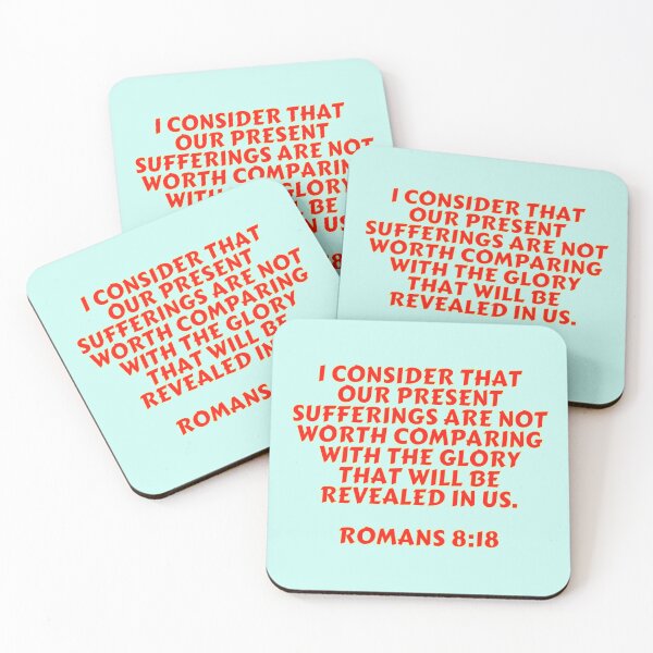 Item preview, Bible Verse Romans 8:18 designed and sold by Prayingwarrior.