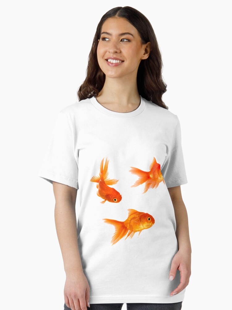 Imagen 2 de 7, Camiseta esencial con la obra Pez de colores, diseñada y vendida por vilipen.