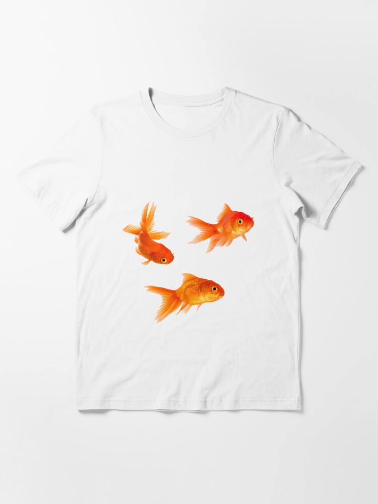 Imagen 3 de 7, Camiseta esencial con la obra Pez de colores, diseñada y vendida por vilipen.