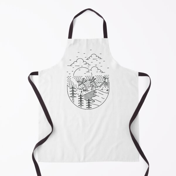 Item preview, Tropical Beach Monoline designed and sold by VerboShop.